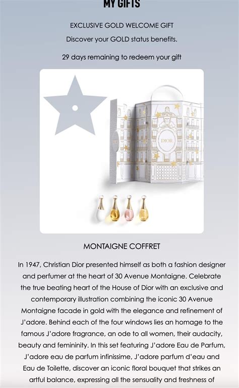 dior gold status gift|new jeans dior gifts.